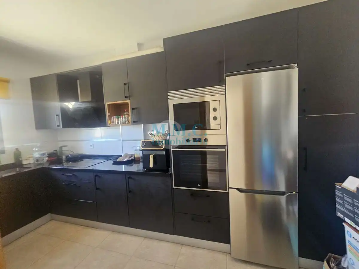 Kitchen of Flat for sale in Roquetas de Mar  with Air Conditioner, Terrace and Furnished