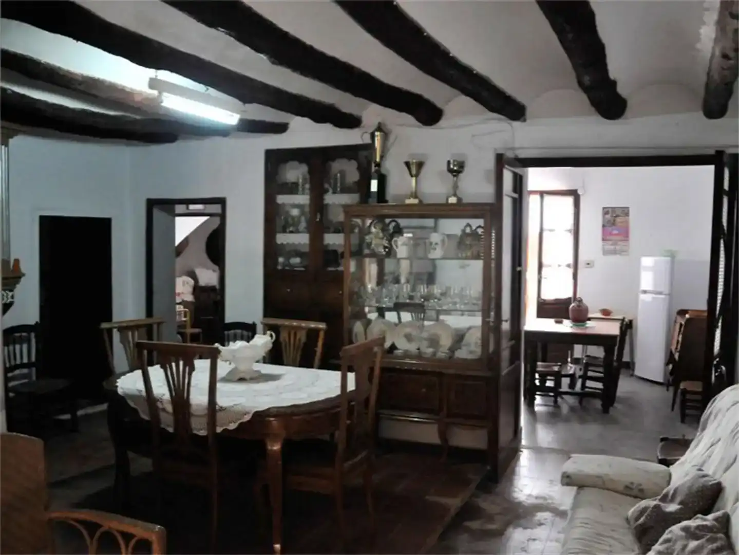 Comedor de Casa adosada en venta en Simat de la Valldigna con Jardín privado, Trastero y Amueblado
