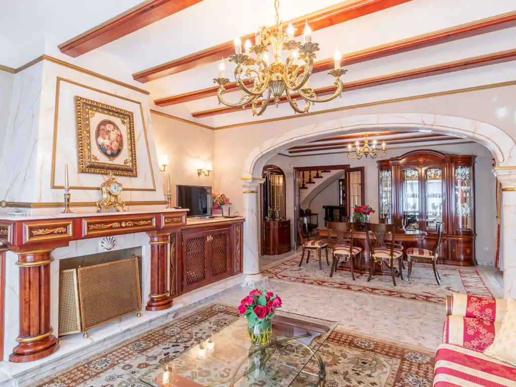 Menjador de Casa o xalet en venda en Jávea / Xàbia amb Aire condicionat, Jardí privat i Terrassa