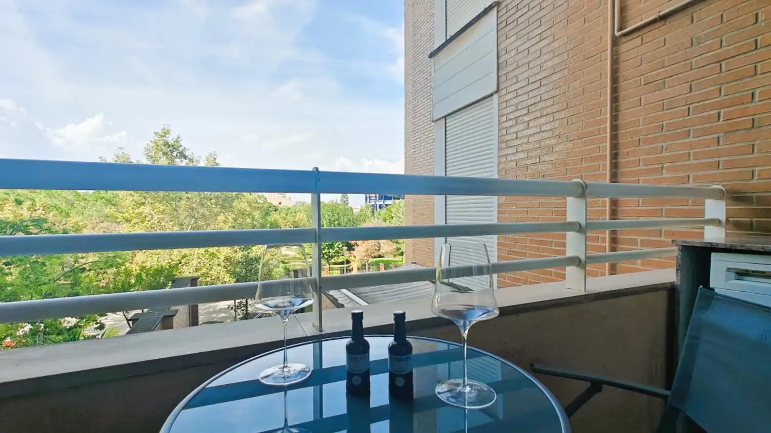 Balcony of Flat for sale in Valencia  with Air Conditioner, Furnished and Oven