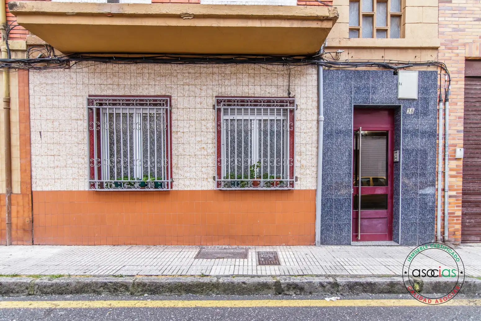 Vista exterior de Piso en venta en Gijón  con Calefacción y Terraza