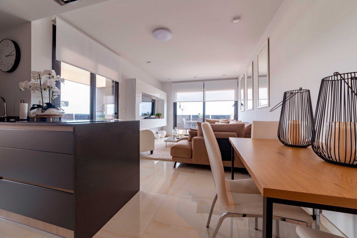 Sala d'estar de Apartament en venda en Orihuela amb Aire condicionat, Terrassa i Piscina