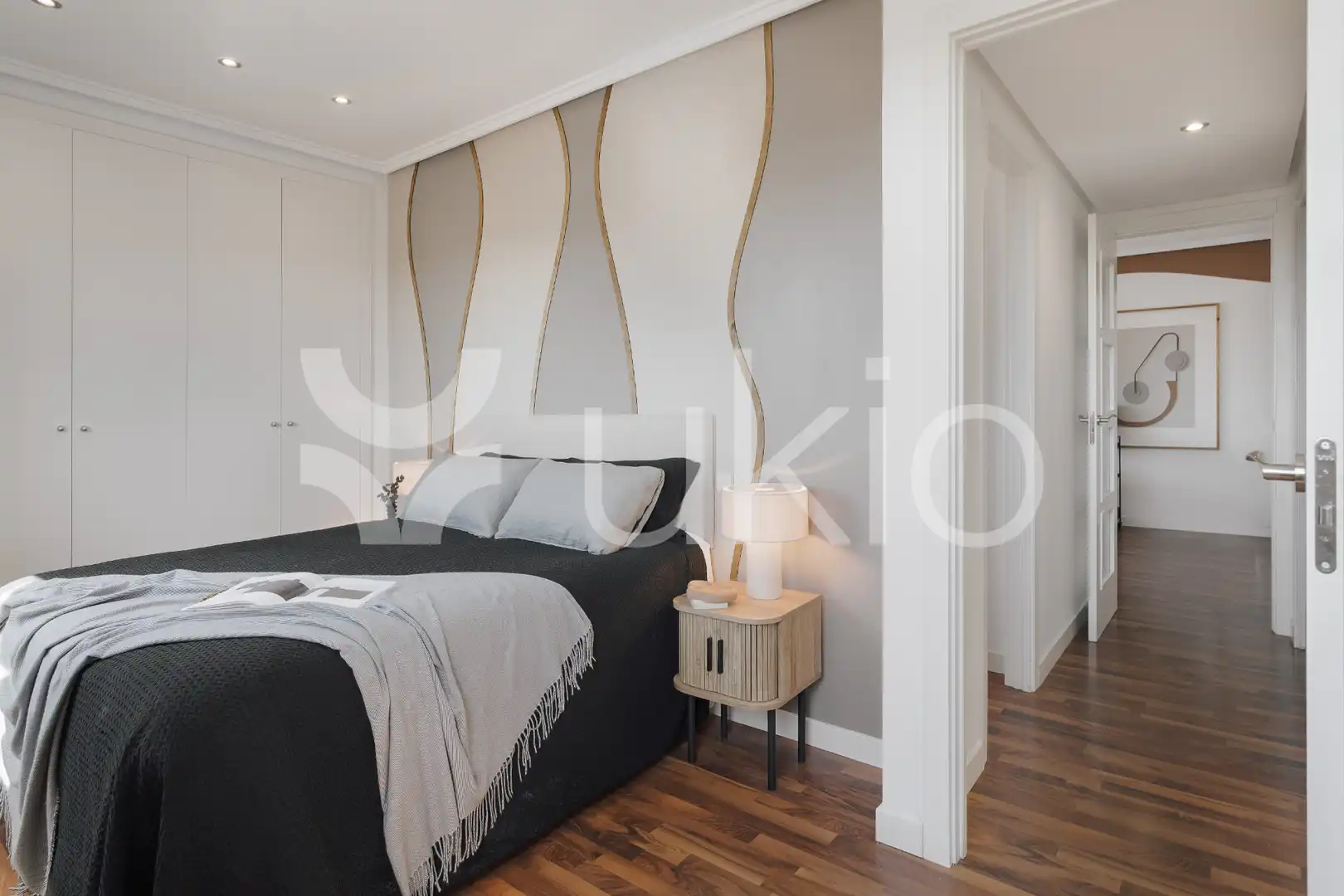 Habitación de Apartamento de alquiler en Madrid con Aire acondicionado, Calefacción y Amueblado