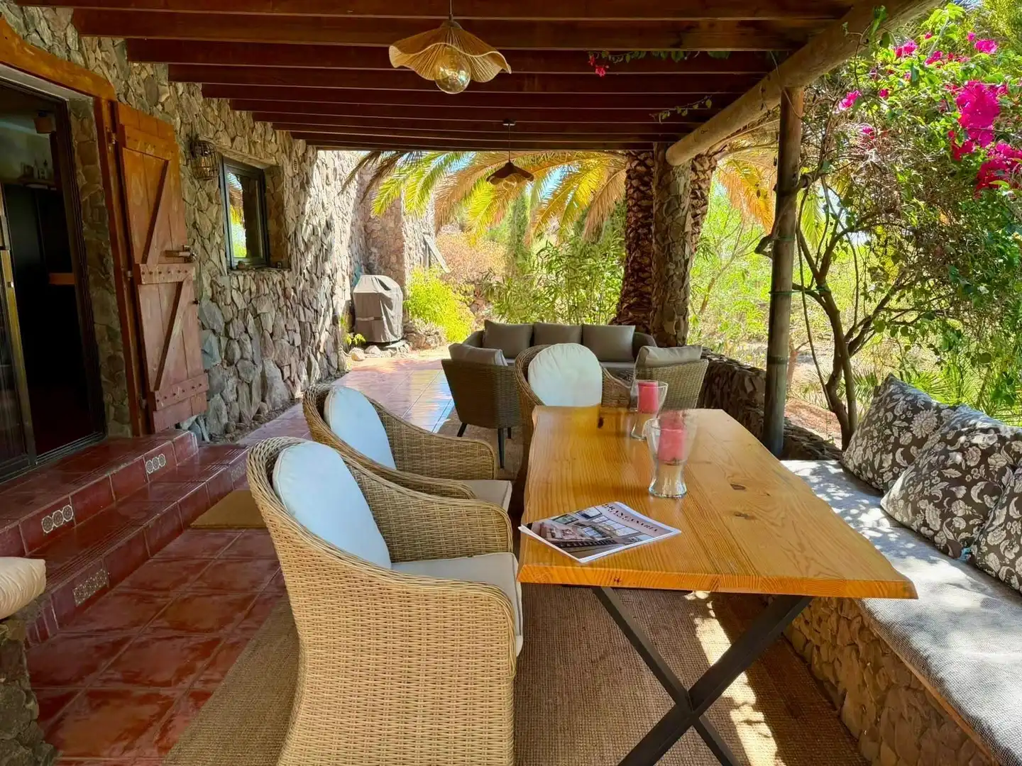 Terraza de Finca rústica en venta en Telde con Aire acondicionado, Calefacción y Jardín privado