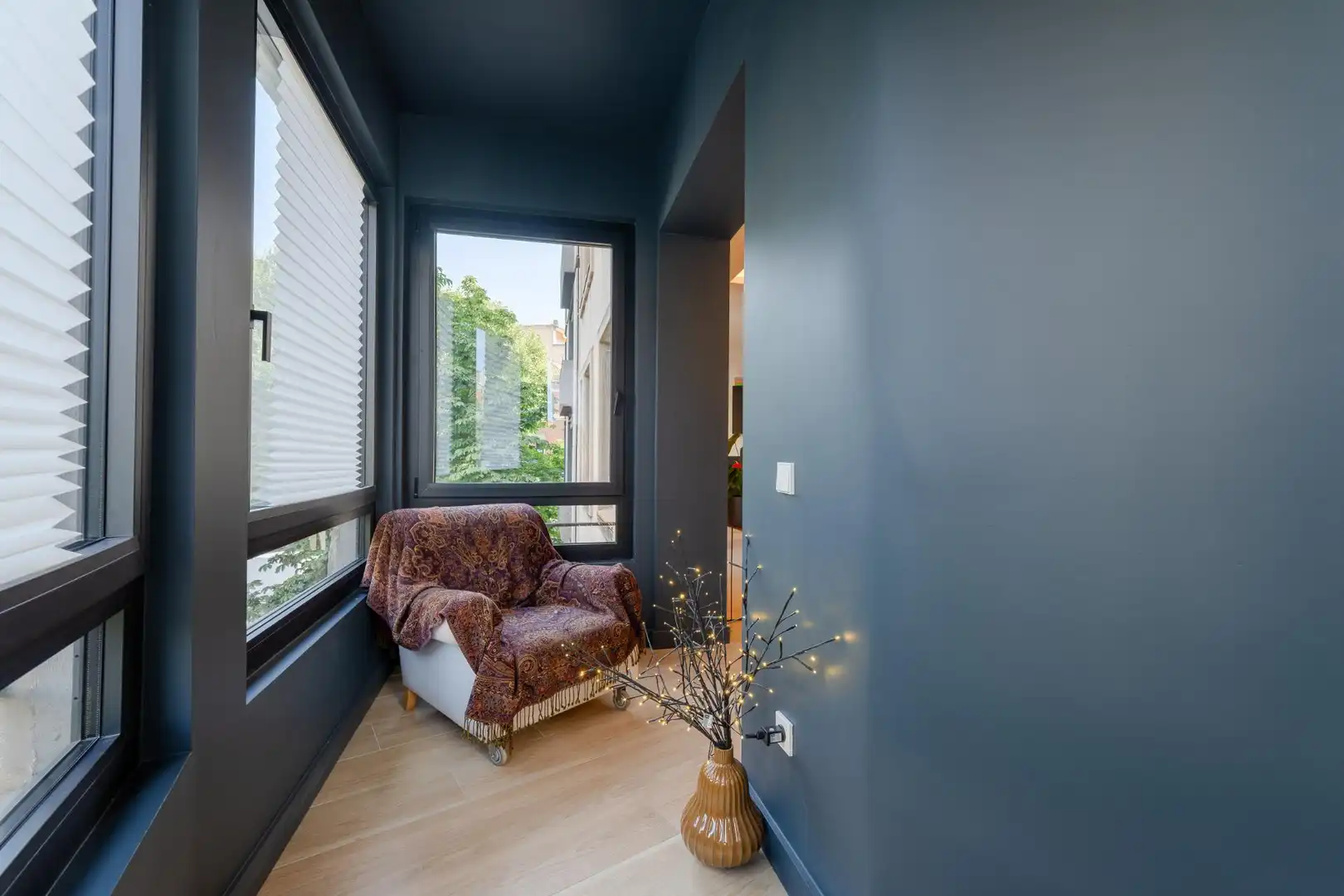 Balcony of Flat for rent in Girona  with Air Conditioner and Heating