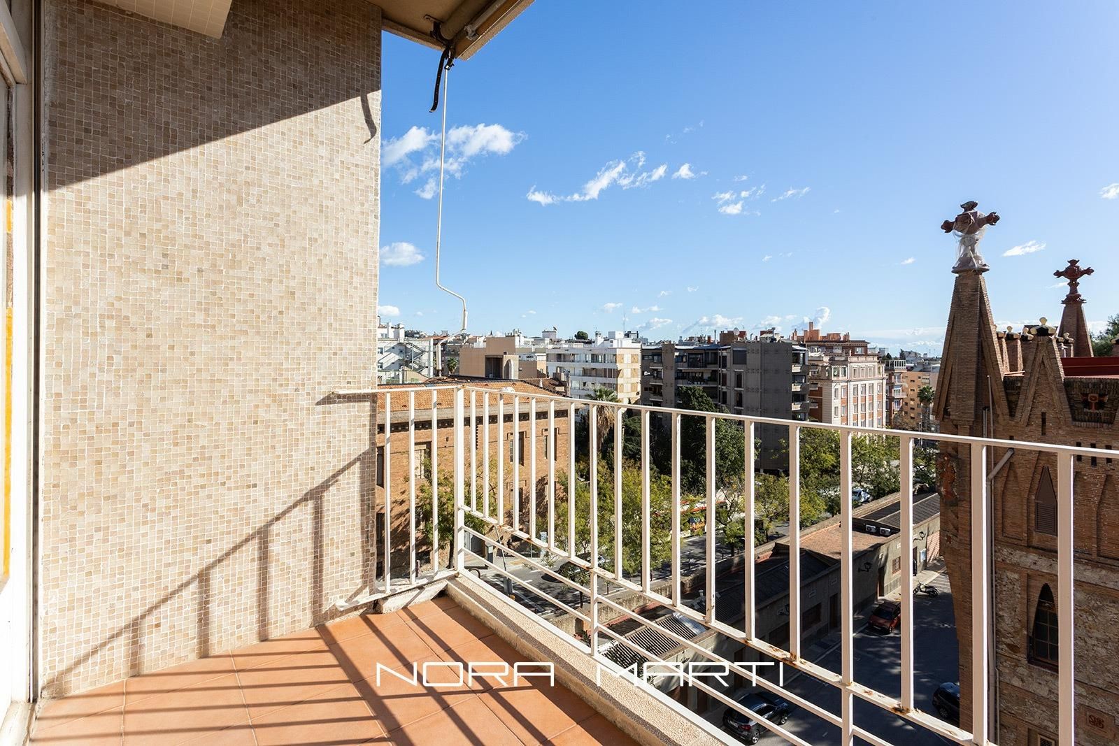 Balcony of Flat for sale in  Barcelona Capital  with Air Conditioner, Heating and Parquet flooring