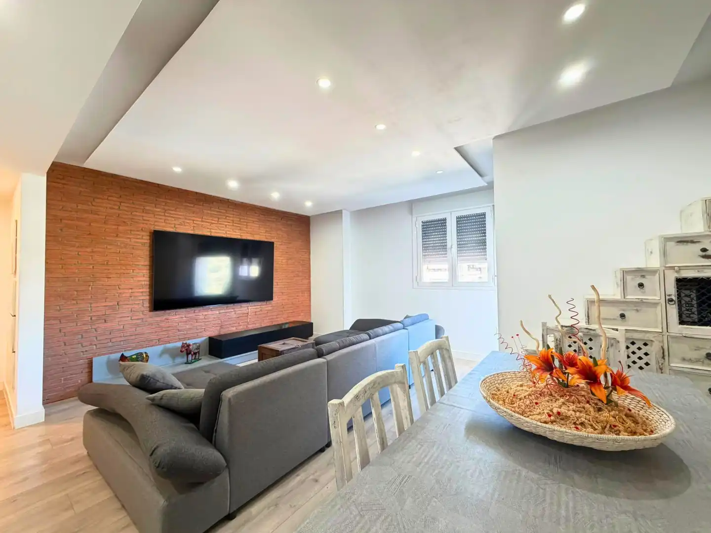 Sala de estar de Piso en venta en Rivas-Vaciamadrid con Aire acondicionado, Calefacción y Terraza