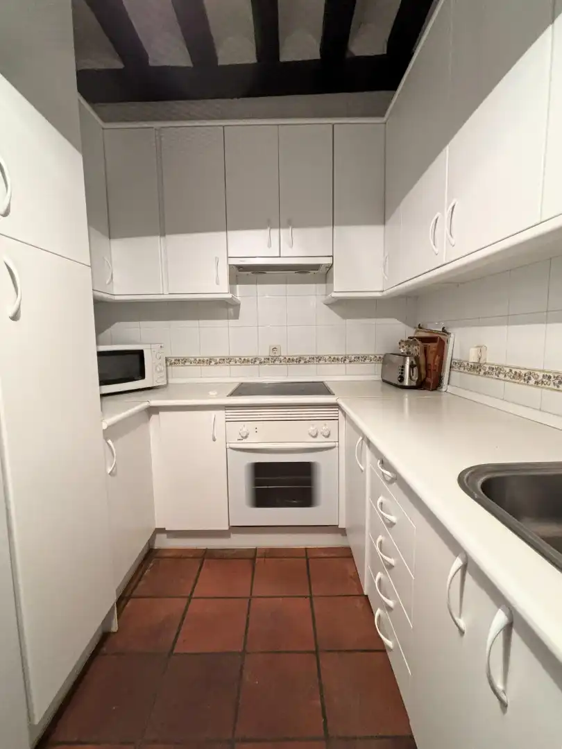 Cocina de Casa adosada en venta en Real Sitio de San Ildefonso con Calefacción, Jardín privado y Parquet