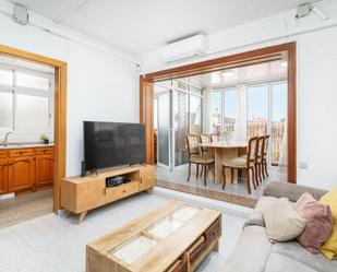 Living room of Attic for sale in  Barcelona Capital  with Balcony