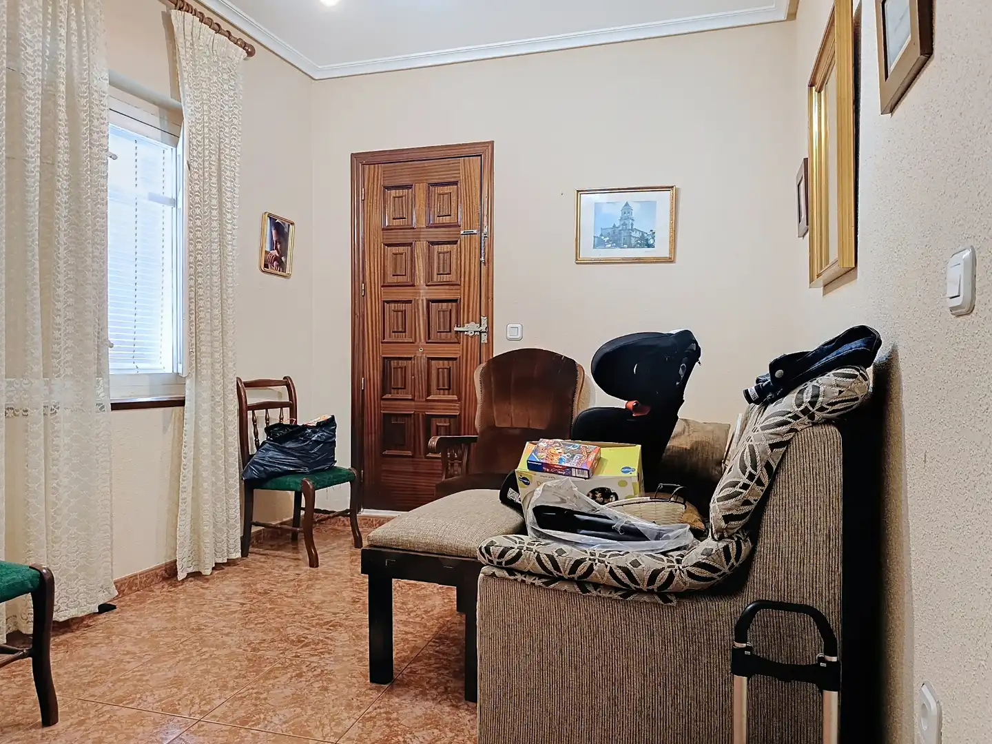 Sala d'estar de Casa o xalet en venda en Mancha Real amb Calefacció, Terrassa i Moblat