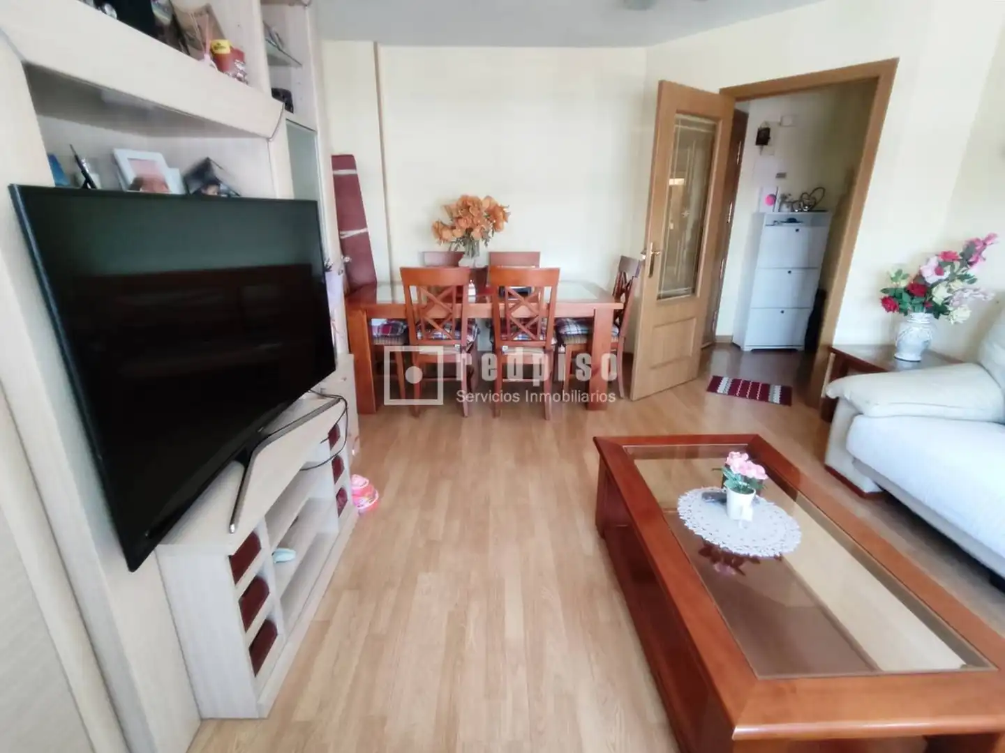 Sala d'estar de Pis en venda en Móstoles amb Aire condicionat, Calefacció i Jardí privat
