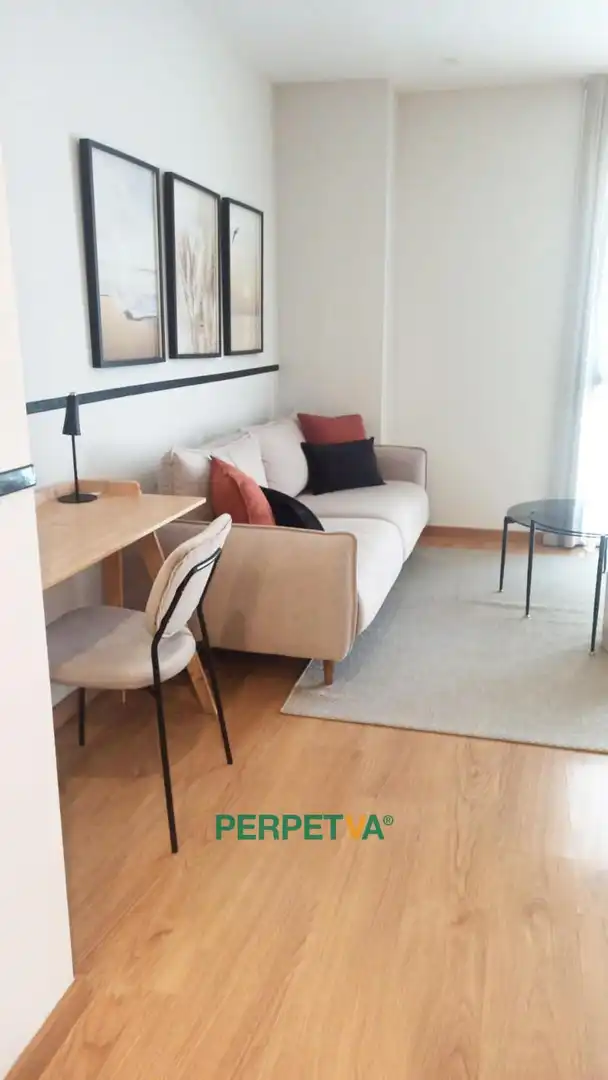 Living room of Flat for rent in Barcelona  with Air Conditioner, Swimming Pool and Furnished
