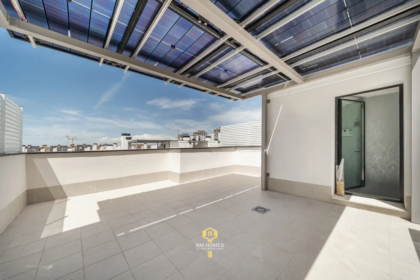 Terrassa de Casa adosada de lloguer en Madrid amb Calefacció, Jardí privat i Terrassa