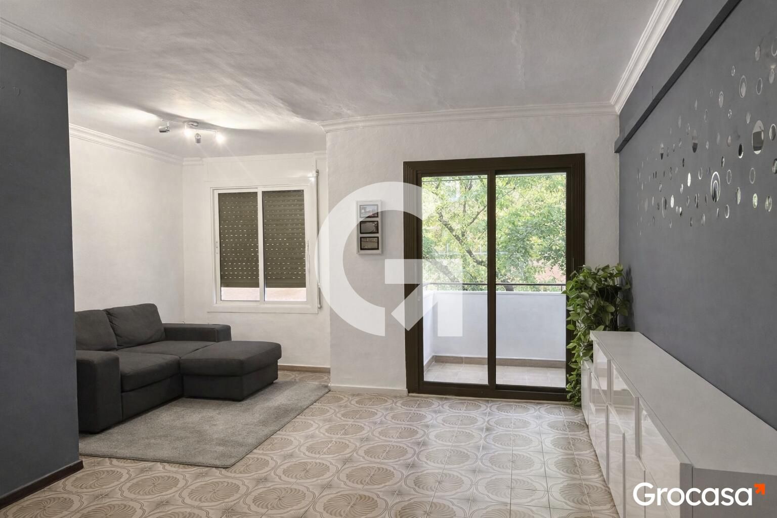 Living room of Flat for sale in Sant Feliu de Llobregat  with Heating and Balcony