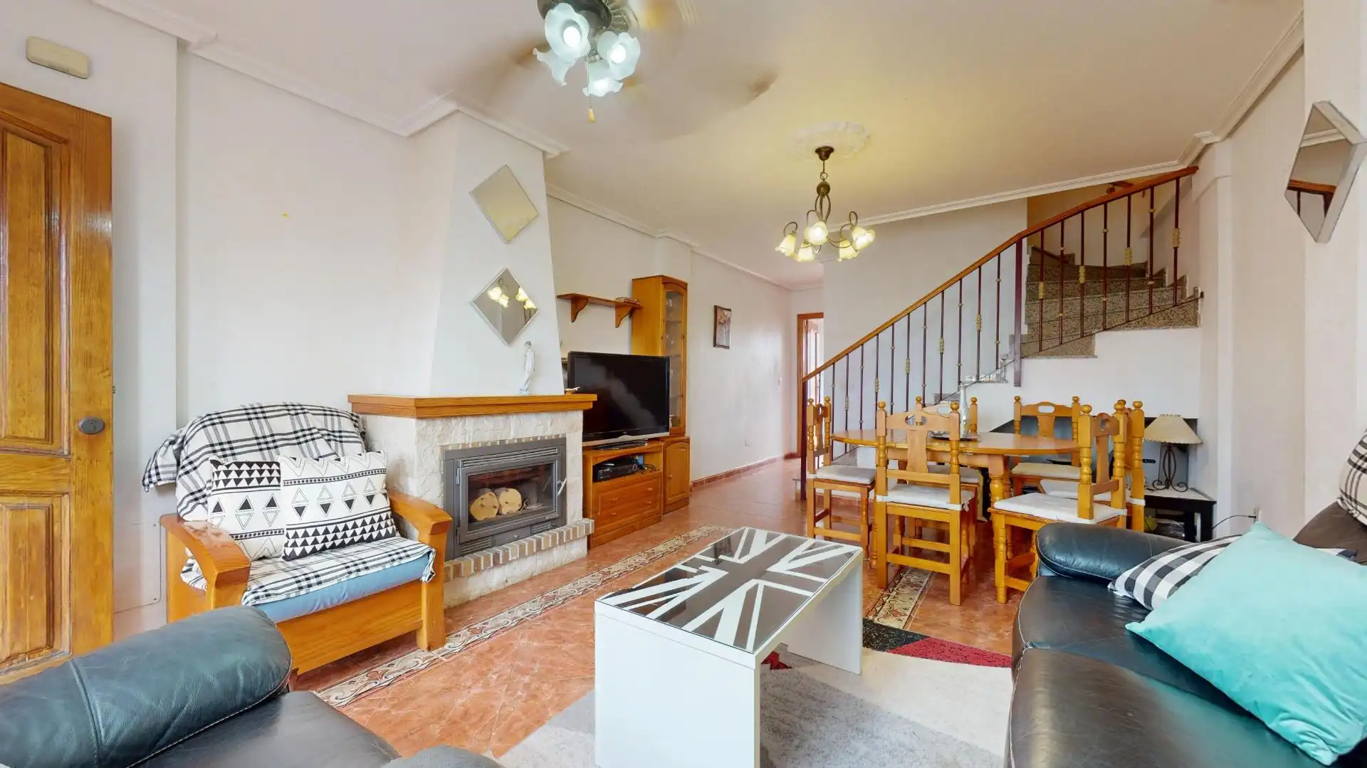 Living room of Detached homes for sale in Pilar de la Horadada  with Private garden, Terrace and Balcony
