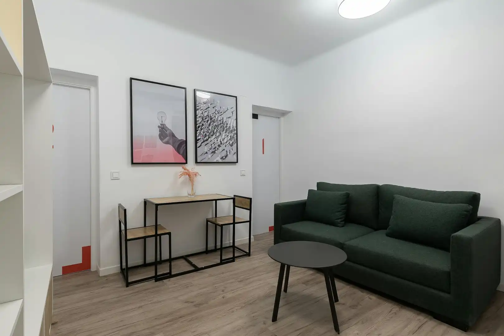 Living room of Flat for rent in Getafe  with Air Conditioner, Heating and Furnished