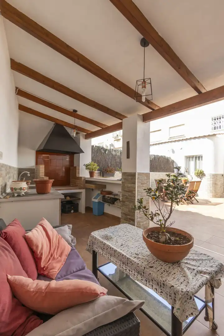 Terraza de Casa o chalet de alquiler en Vinalesa con Aire acondicionado, Terraza y Amueblado