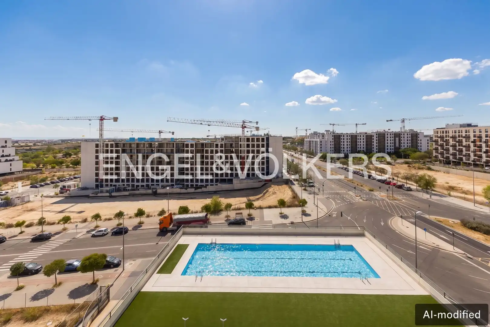Exterior view of Flat for rent in Madrid  with Air Conditioner, Heating and Terrace