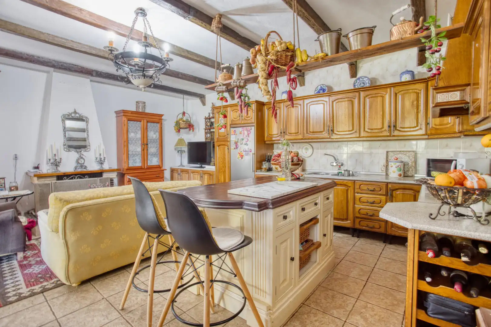 Cocina de Casa o chalet en venta en San Martín del Tesorillo con Jardín privado y Terraza