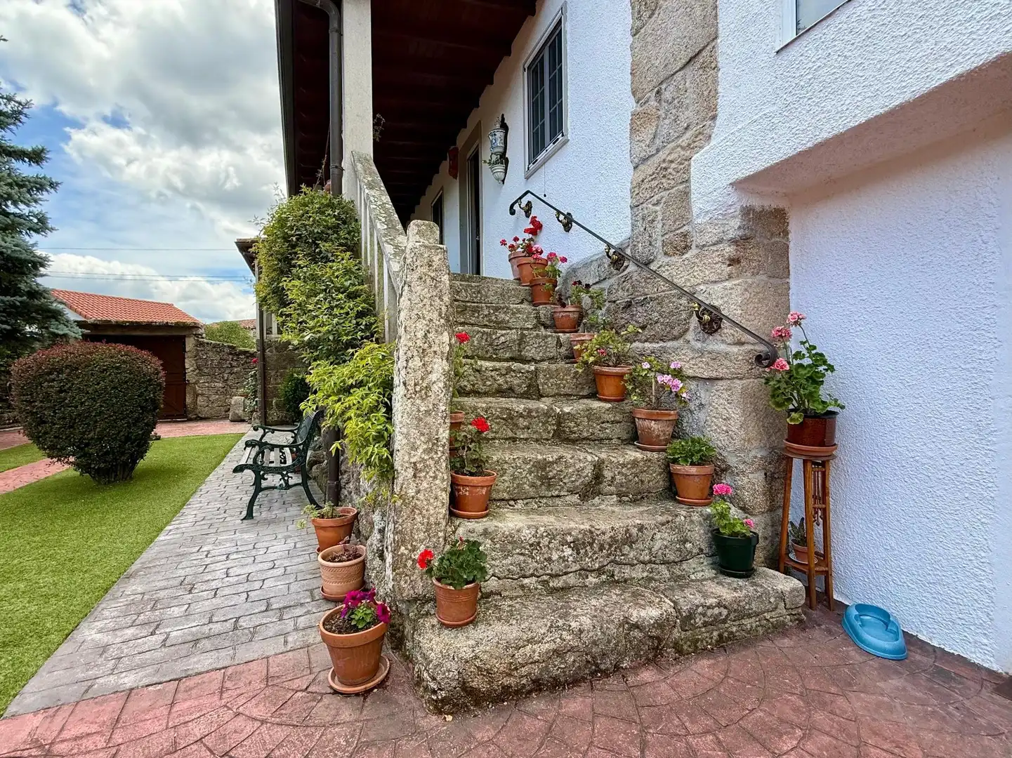 Terraza de Casa o chalet en venta en San Amaro con Calefacción, Jardín privado y Parquet