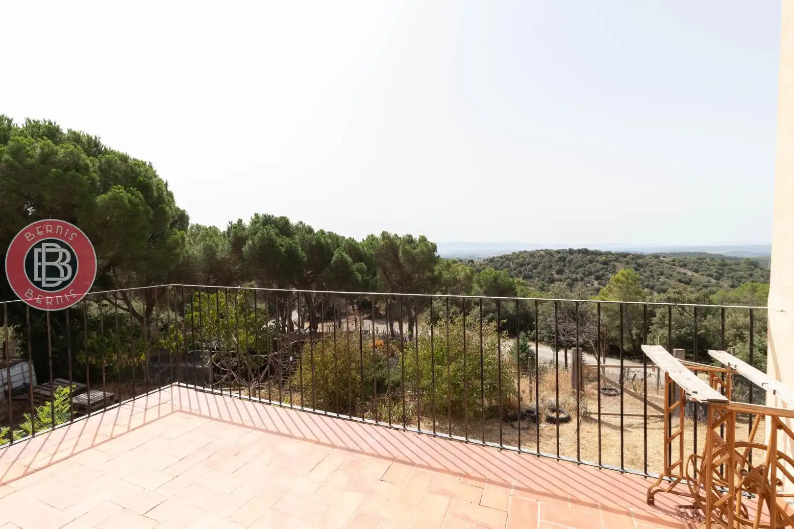 Terrassa de Finca rústica en venda en Els Hostalets de Pierola amb Calefacció, Jardí privat i Parquet