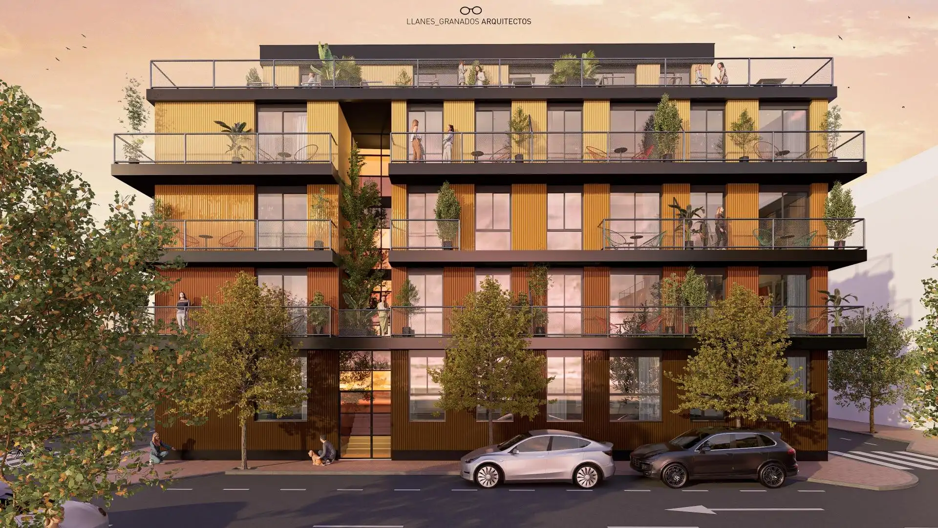 Vista exterior de Pis en venda en Murcia amb Aire condicionat, Jardí privat i Terrassa