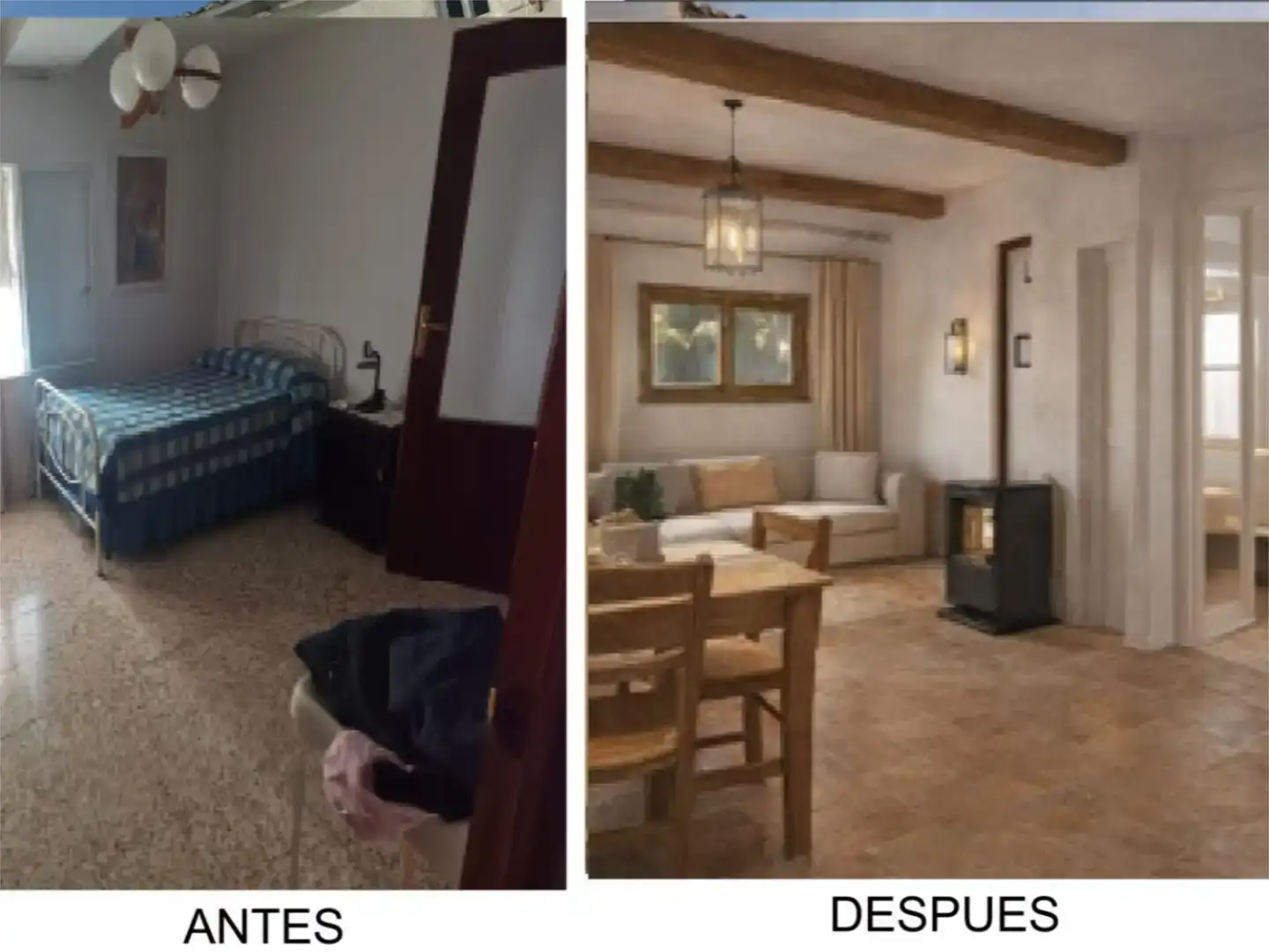 Sala d'estar de Casa adosada en venda en Sacedón