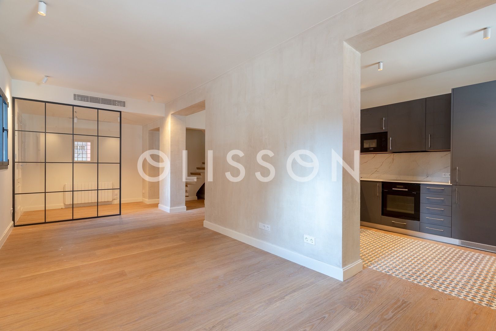 Sala d'estar de Dúplex en venda en  Madrid Capital amb Aire condicionat, Terrassa i Traster