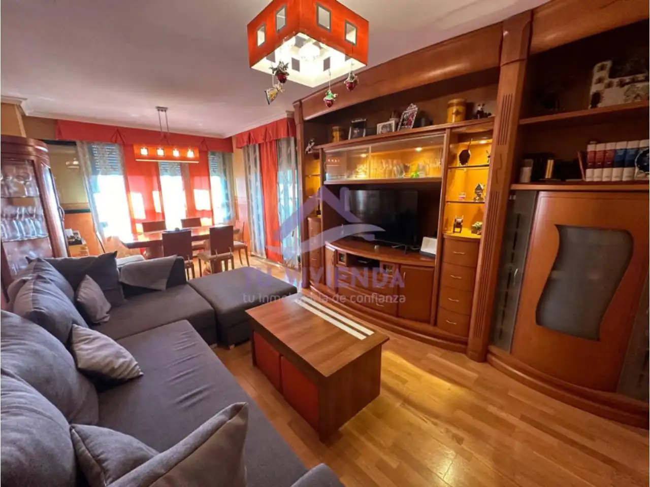Living room of Attic for sale in Valladolid  with Heating, Parquet flooring and Terrace