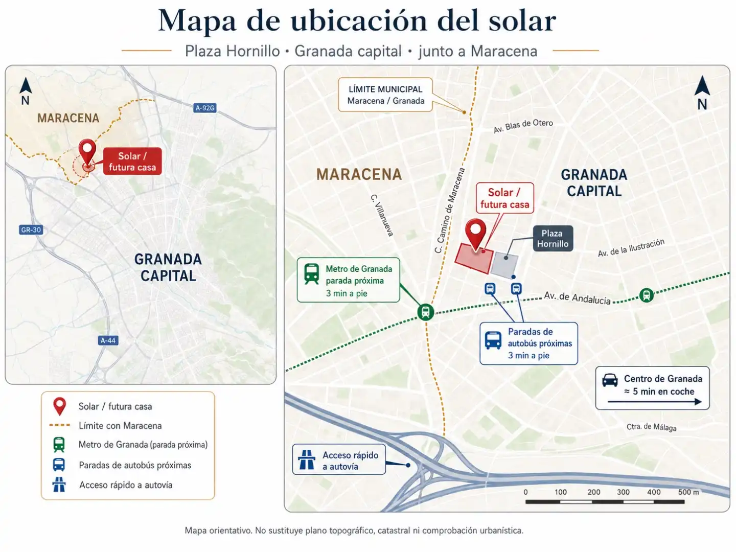 Außenansicht von Residential zum Verkauf in Granada