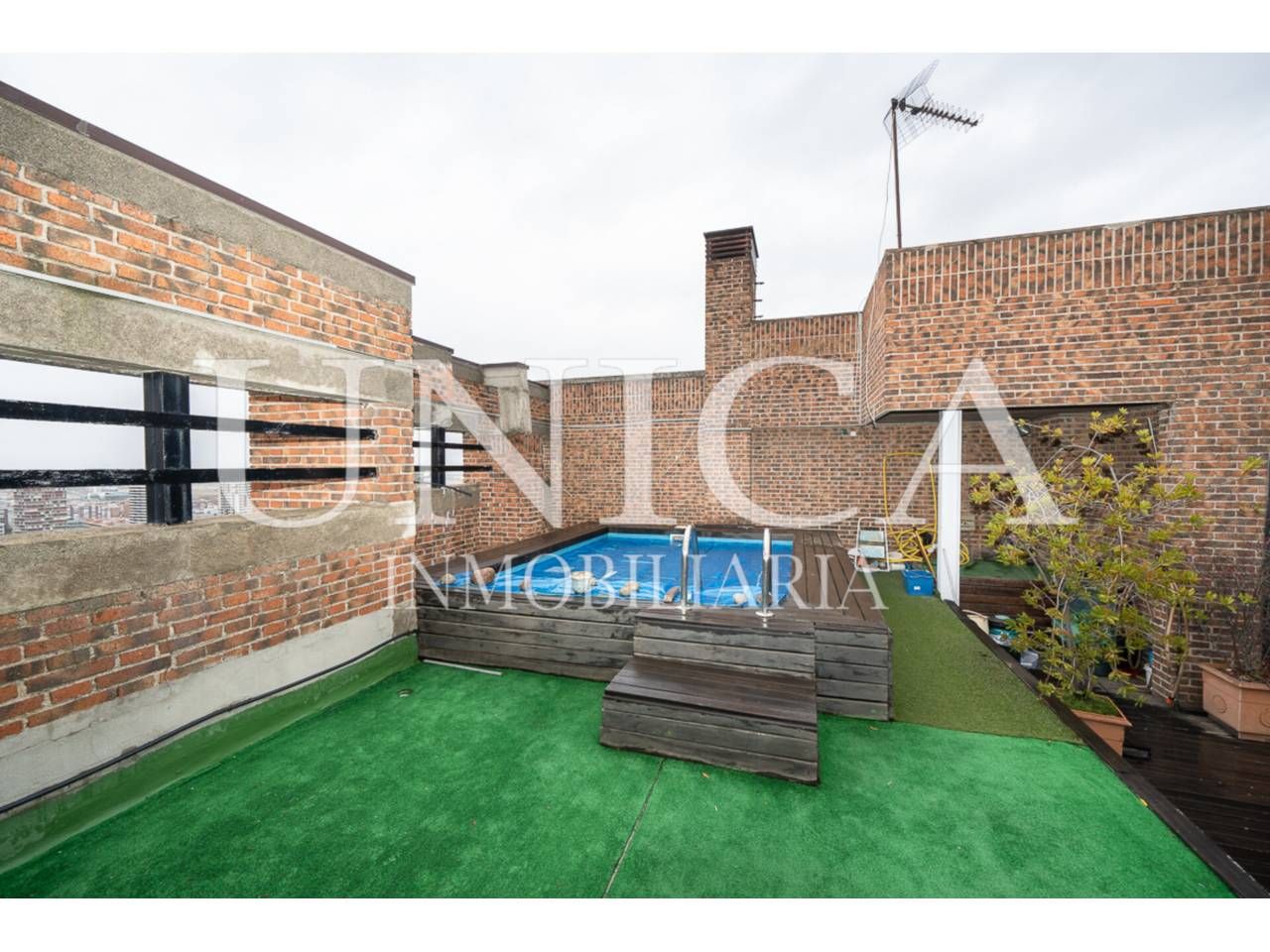 Terrace of Duplex for sale in  Madrid Capital  with Air Conditioner, Heating and Terrace