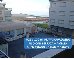 Exterior view of Flat for sale in Foz  with Heating, Terrace and Storage room