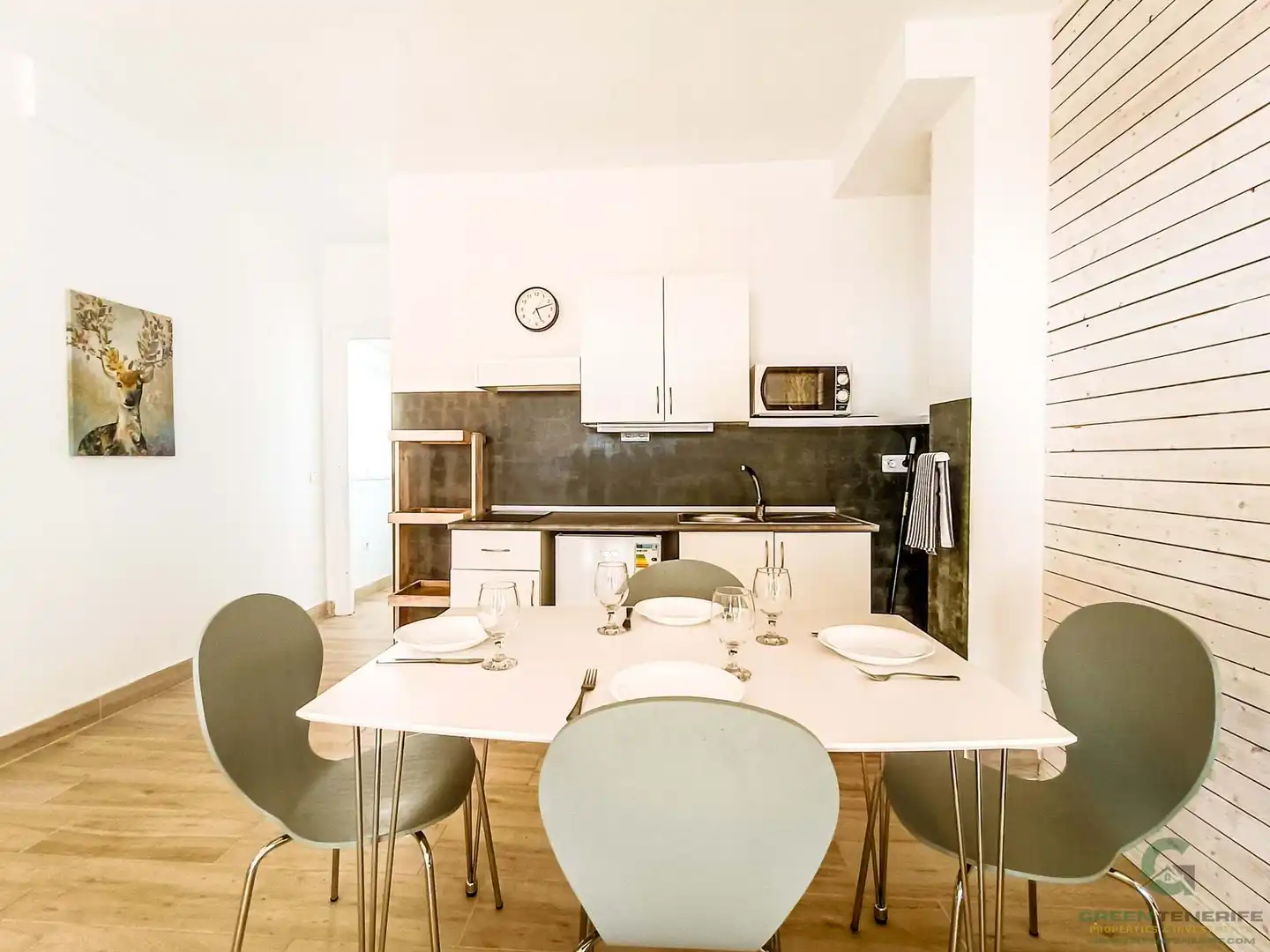 Cocina de Piso de alquiler en Guía de Isora con Terraza y Amueblado