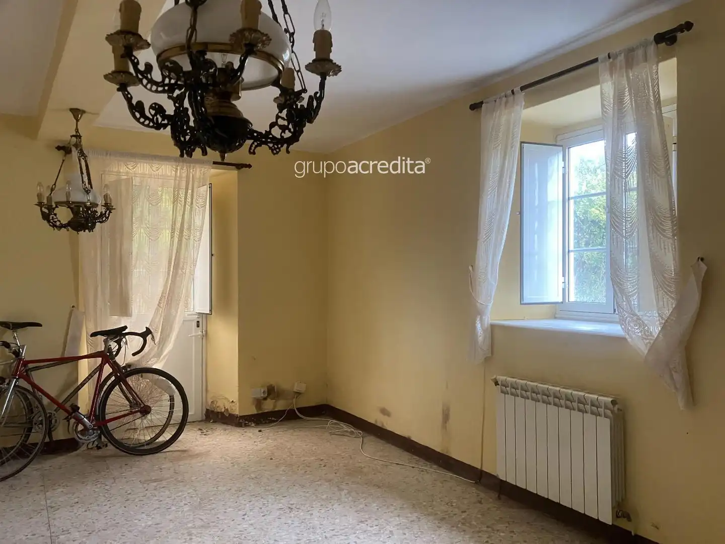 Sala d'estar de Casa o xalet en venda en Abegondo amb Calefacció i Terrassa