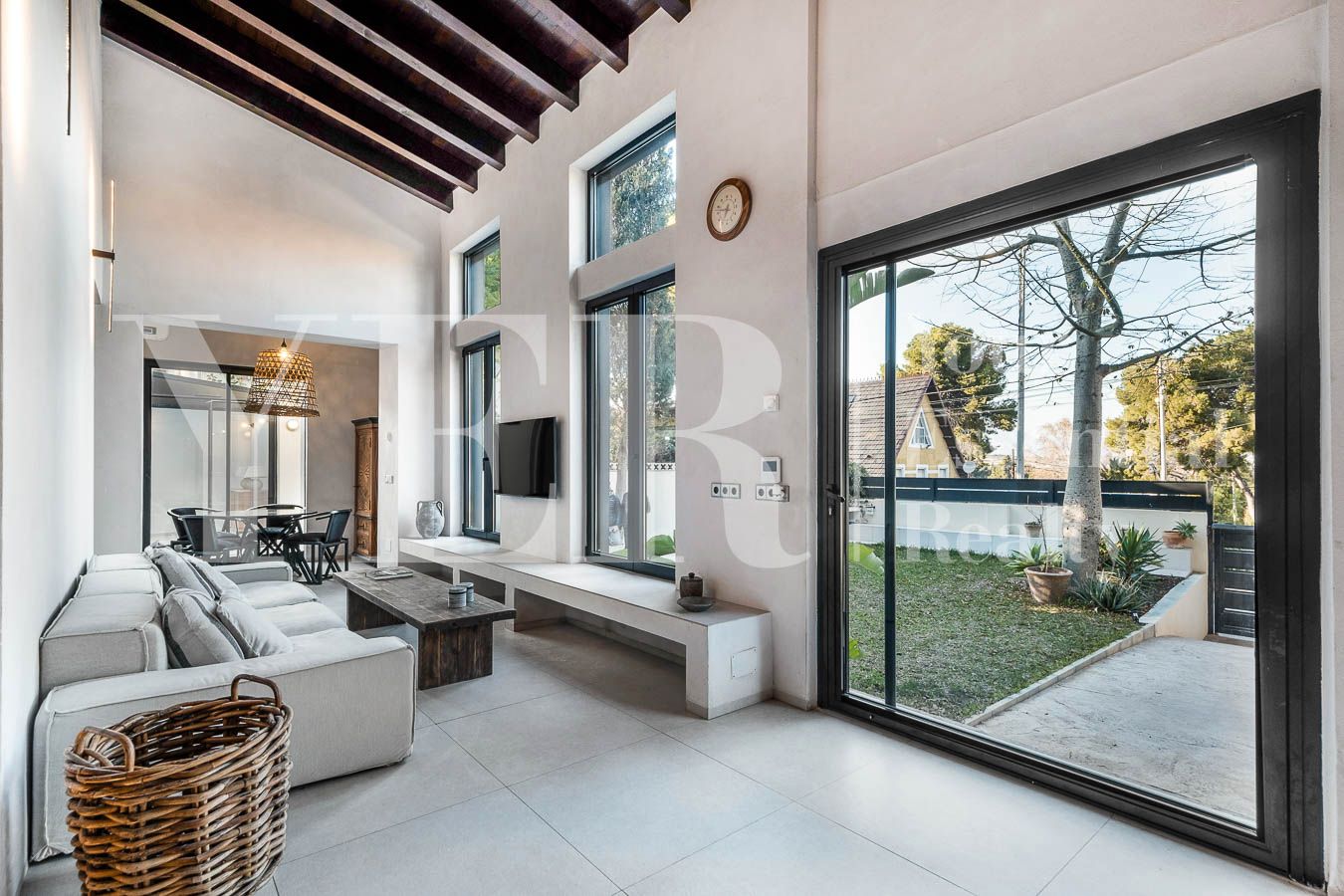 Sala de estar de Casa o chalet en venta en Alicante / Alacant con Aire acondicionado, Horno y Lavadora