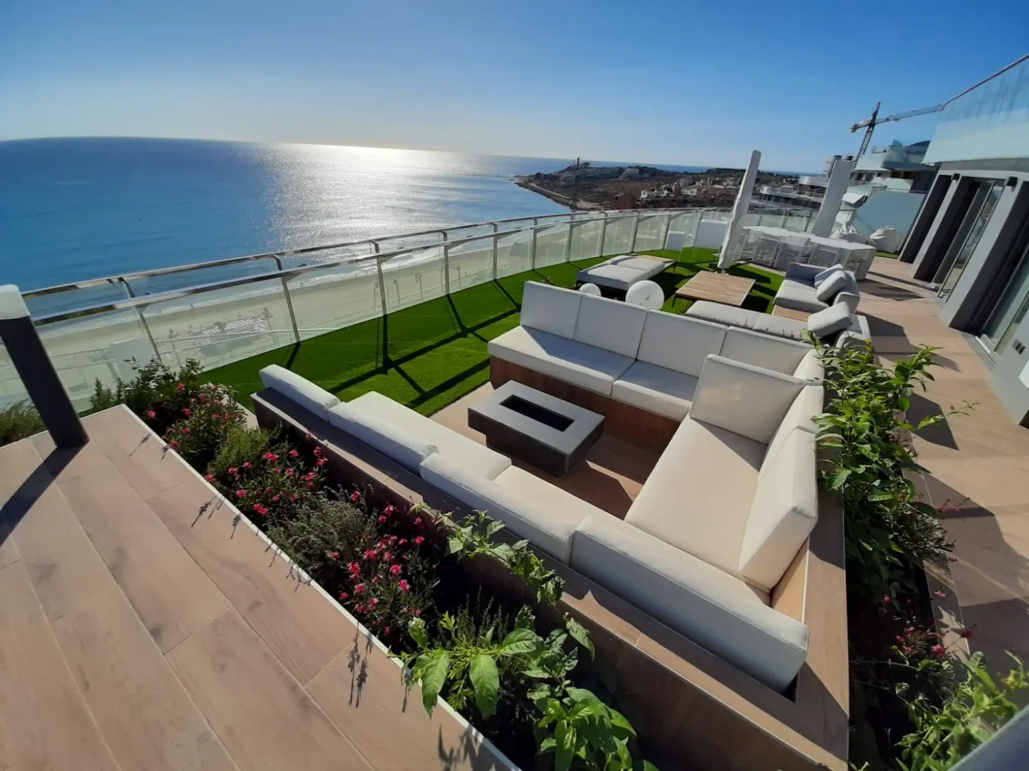 Terraza de Ático de alquiler en Alicante / Alacant con Aire acondicionado, Calefacción y Terraza