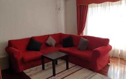 Living room of Flat for sale in Santander  with Heating, Parquet flooring and Balcony