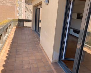 Balcony of Attic to rent in Capellades  with Parquet flooring, Terrace and Washing machine