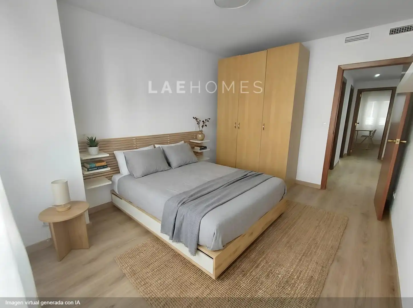 Bedroom of Flat for rent in Castellón de la Plana / Castelló de la Plana  with Air Conditioner and Heating