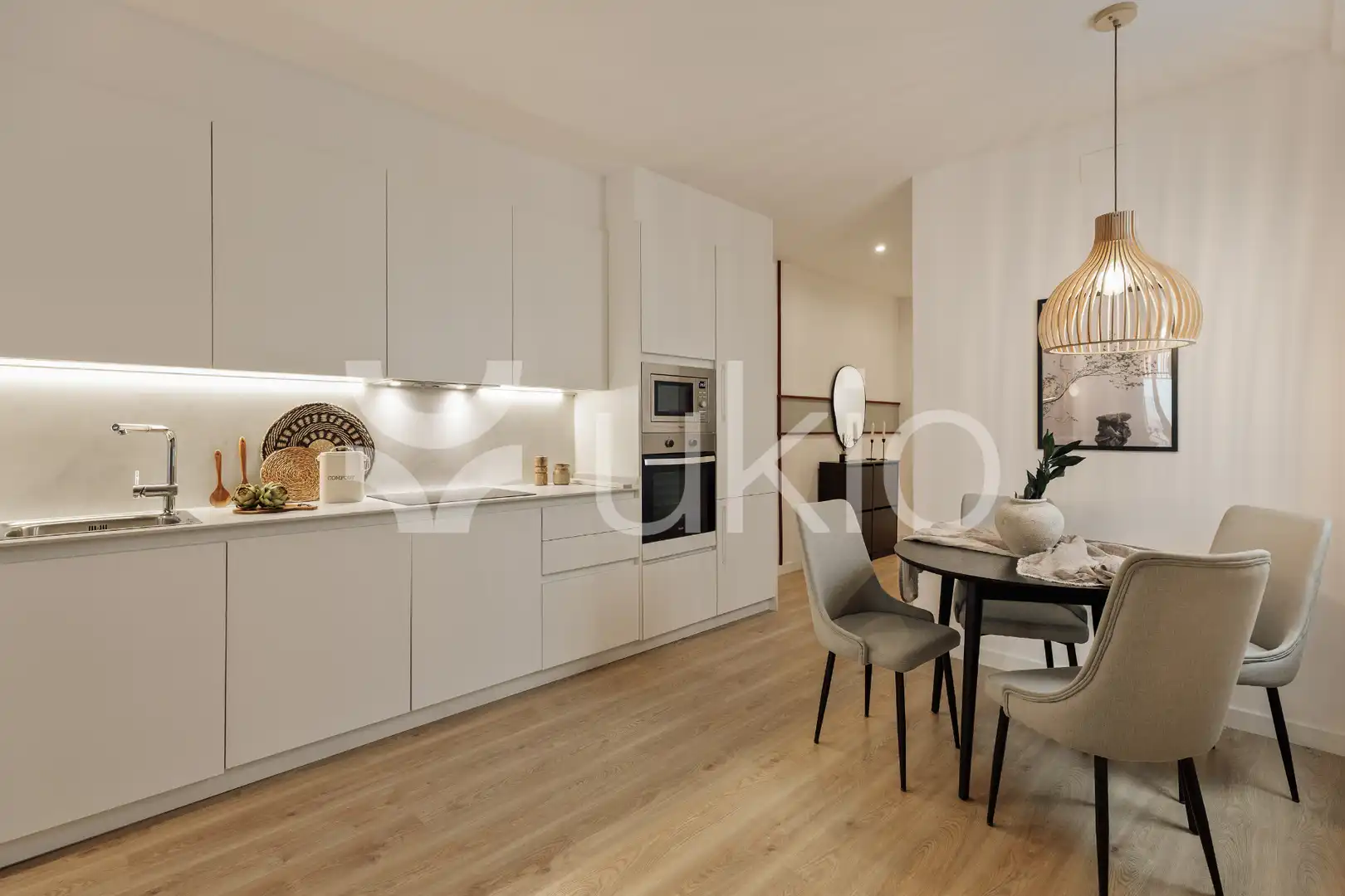 Kitchen of Apartments for rent in Barcelona  with Heating, Furnished and Oven