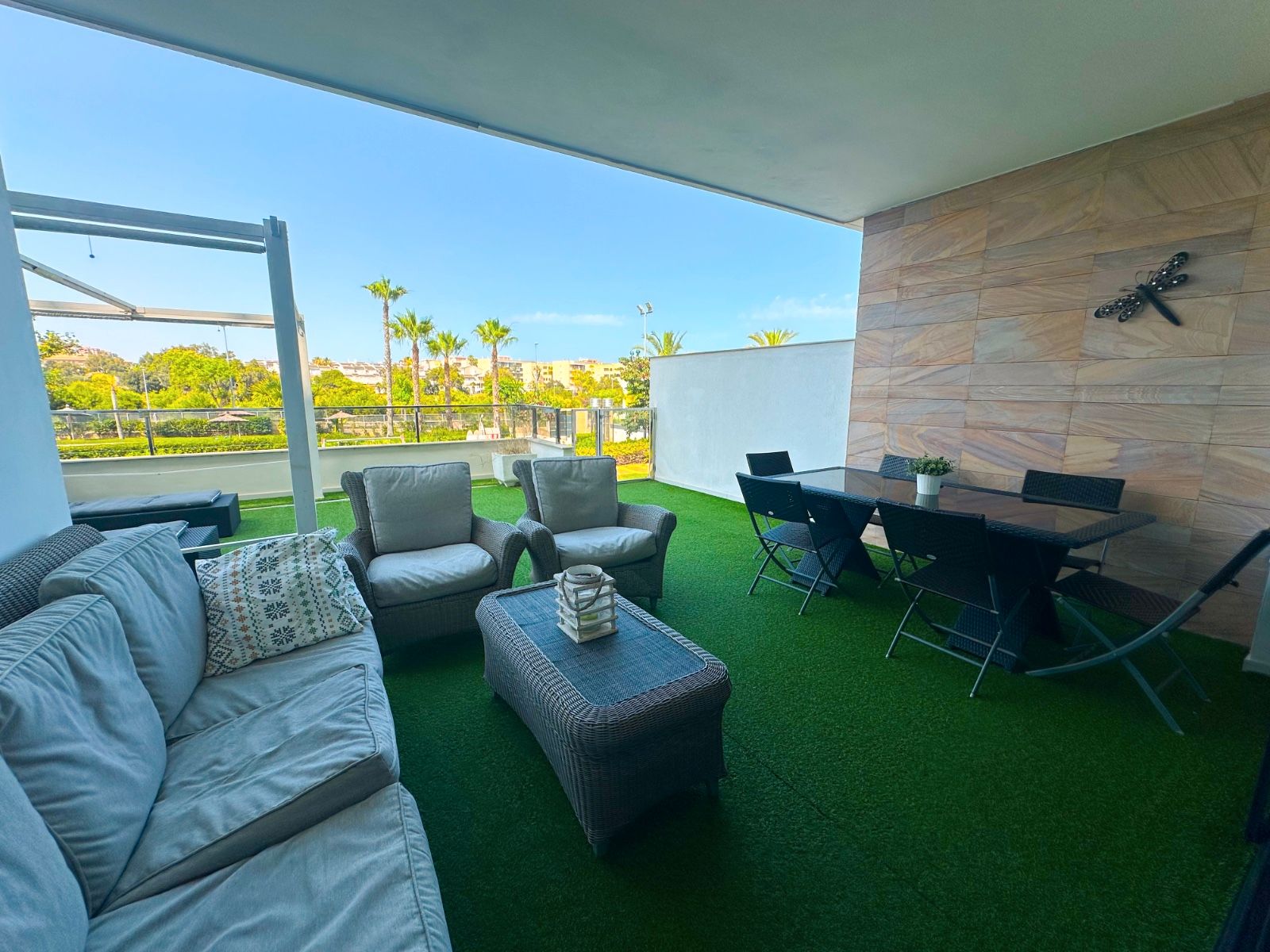 Terrace of Planta baja to rent in Pilar de la Horadada  with Private garden, Terrace and Swimming Pool