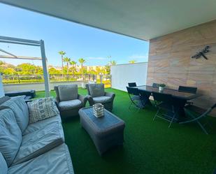 Terrassa de Planta baixa de lloguer en Pilar de la Horadada amb Jardí privat, Terrassa i Piscina