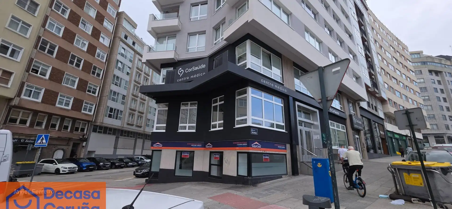 Vista exterior de Local de alquiler en Centro - Juan Flórez - Plaza Pontevedra