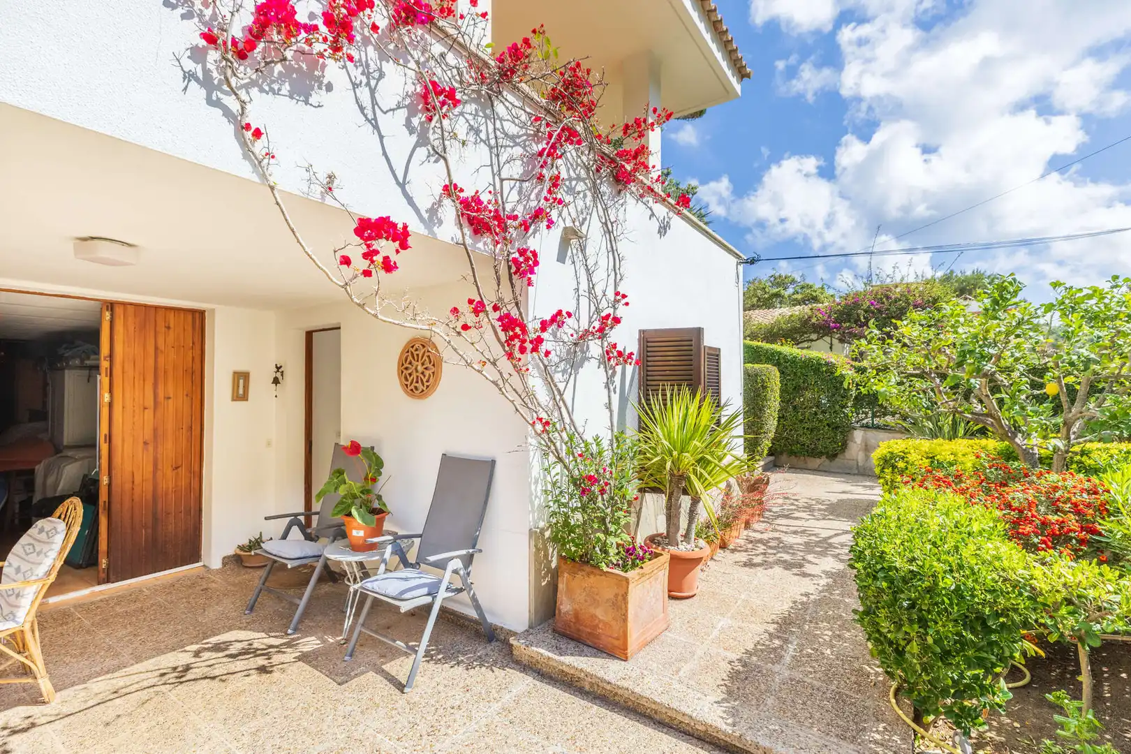 Exterior view of Detached homes for sale in Pollença  with Air Conditioner, Heating and Terrace