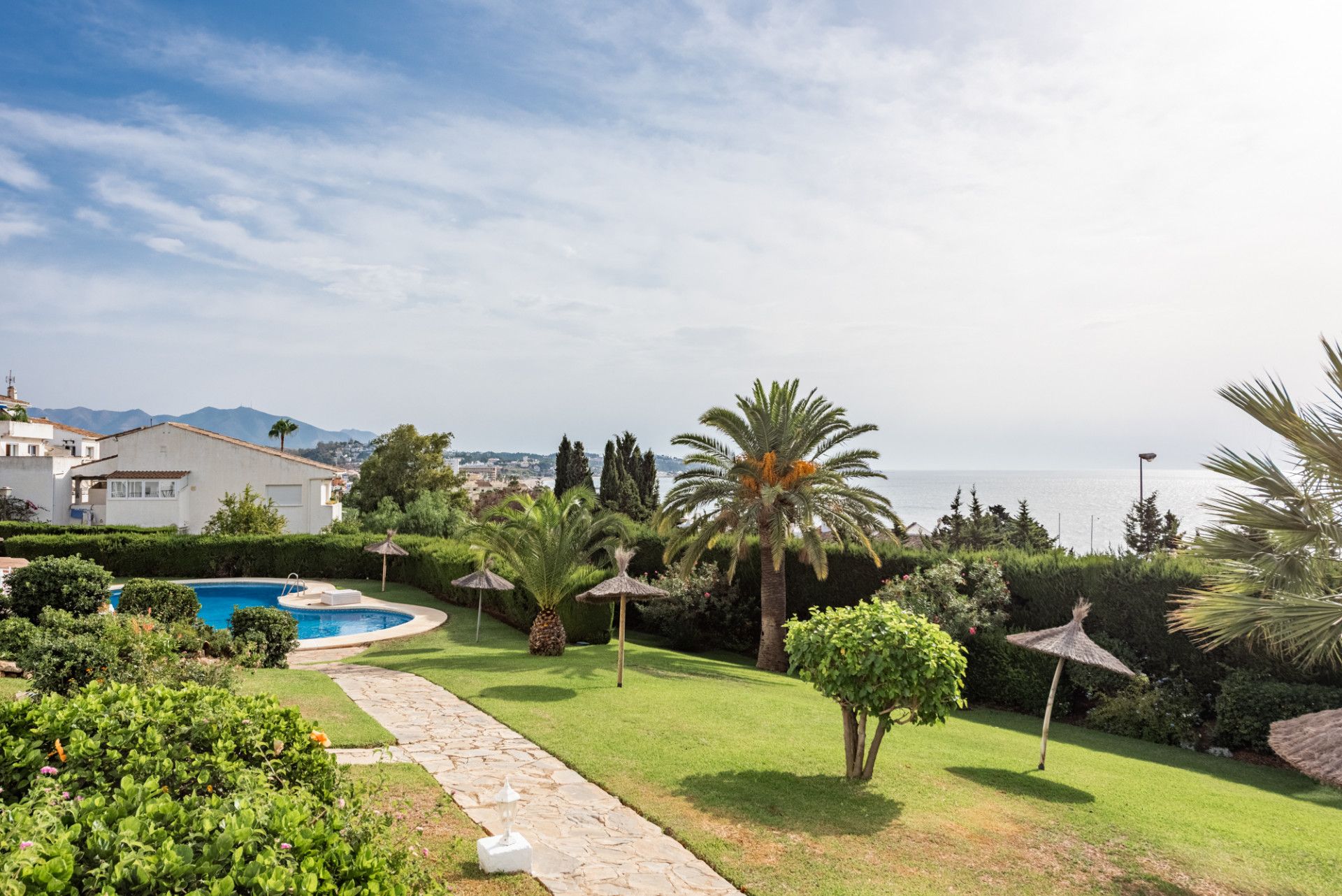 Garden of Planta baja for sale in Mijas  with Air Conditioner, Terrace and Swimming Pool