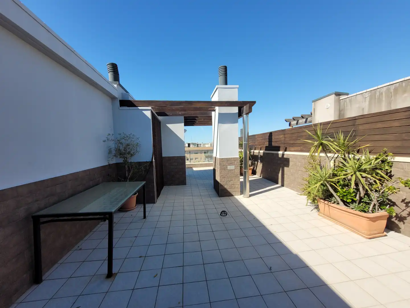 Terraza de Ático de alquiler en Cubelles con Aire acondicionado, Calefacción y Terraza