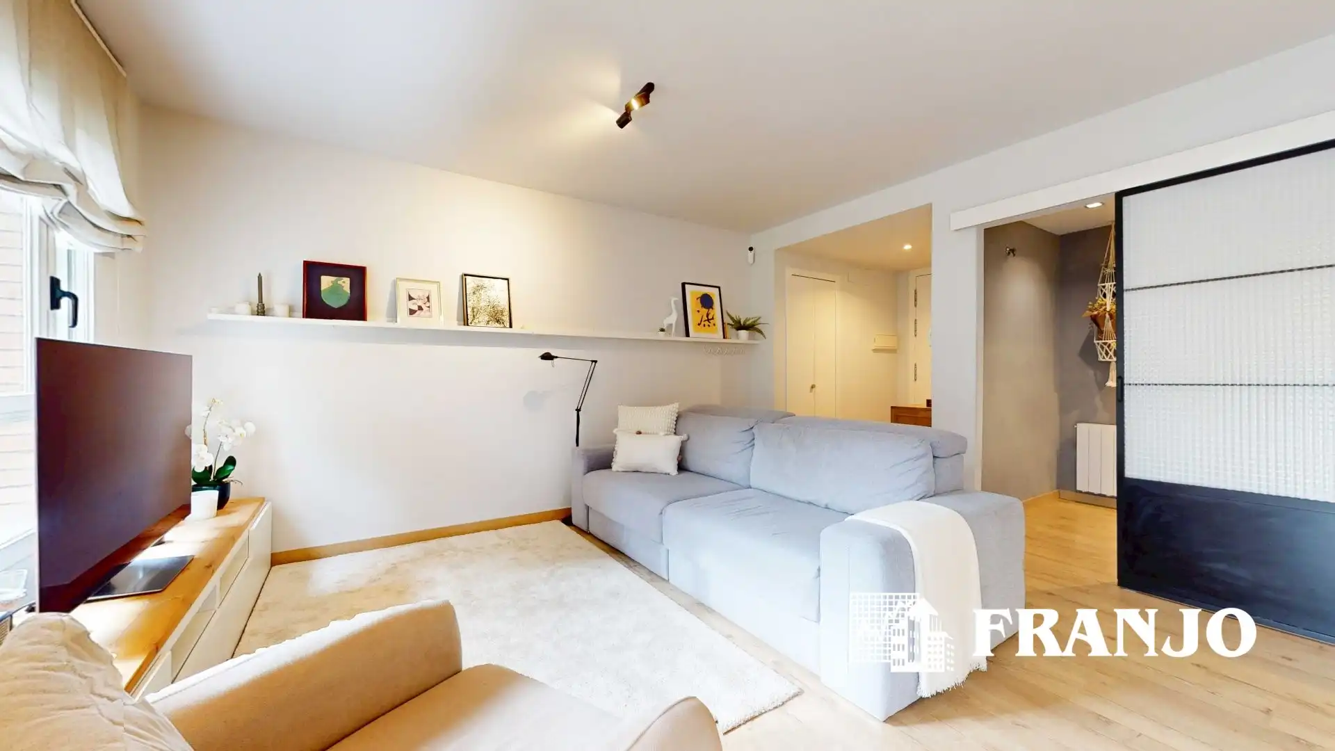 Sala d'estar de Pis en venda en Sant Cugat del Vallès amb Aire condicionat, Calefacció i Terrassa