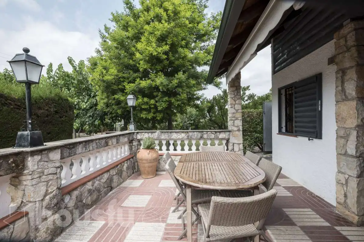 Terrassa de Casa o xalet en venda en Mediona amb Aire condicionat, Calefacció i Jardí privat