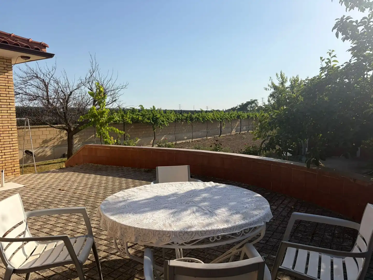 Terrassa de Casa o xalet en venda en Marcilla amb Aire condicionat, Calefacció i Jardí privat