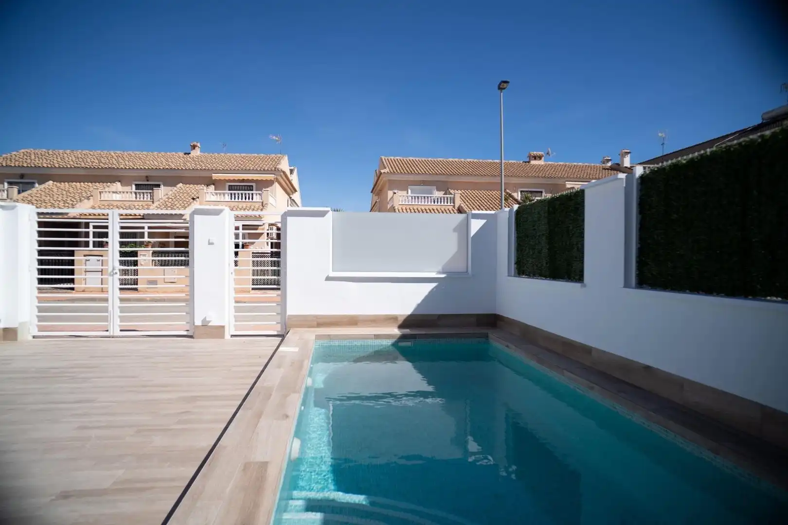 Schwimmbecken von Country house zum Verkauf in San Javier mit Klimaanlage, Privatgarten und Terrasse